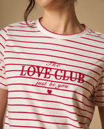 Camiseta rayas con estampado de corazones para mujer - Crudo 34_101H008_CRU110602_3