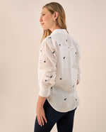 Camisa con Bordados Florales Azules - Blanco 34_119G701_BLA110601_4