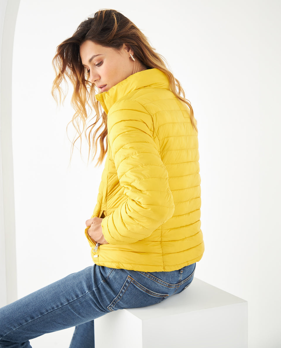 Chaqueta acolchada para mujer - Amarillo 34_121F200_AMA150643_4