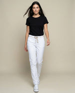 Pantalón con bota recta para mujer - Blanco 34_1300901_BLA114001_0