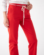 Pantalón con cinturón para mujer - Naranja 34_132F004_NAR181555_5