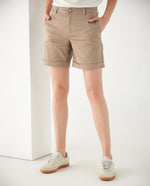 Bermuda de ruedo con guardapolvo para mujer - Beige 34_152F000_BEI151216_3