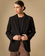 Camiseta cuello redondo con detalles metálicos para mujer - Negro 34_401H008_NEG190303_0