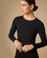 Gabardina clásica doble botonadura para mujer - Negro 34_401H207_NEG190303_0