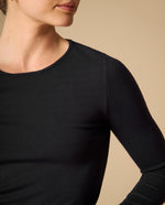 Gabardina clásica doble botonadura para mujer - Negro 34_401H207_NEG190303_3