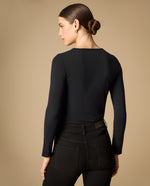 Gabardina clásica doble botonadura para mujer - Negro 34_401H207_NEG190303_4