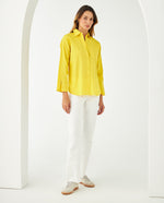 Camisa manga larga para mujer - Amarillo 34_411F026_AMA140745_0