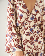 Camisa con escote en V para mujer - Café 34_411F031_CAF191435_3