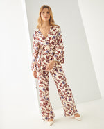 Camisa con escote en V para mujer - Café 34_411F031_CAF191435_5