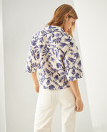 Camisa estampada para mujer - Azul 34_411F032_AZU193935_4
