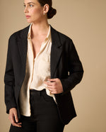Camisa manga larga con estampado gráfico para mujer - Crudo 34_411H014_CRU111302_0