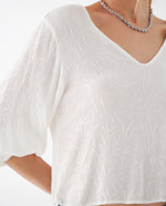 Camisa de manga larga amplia para mujer - Crudo 34_412F002_CRU110602_3