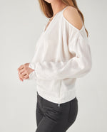 Camisa en tela tipo satín para mujer - Crudo 34_412F011_CRU110602_3