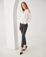Camisa en tela tipo satín para mujer - Crudo 34_412F011_CRU110602_6