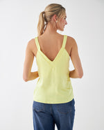 Camisa de tela fluida para mujer - Amarillo 34_412F029_AMA110622_4