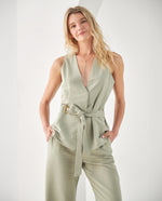 Camisa tipo chaleco para mujer - Verde 34_412F031_VER180426_0