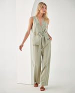 Camisa tipo chaleco para mujer - Verde 34_412F031_VER180426_5