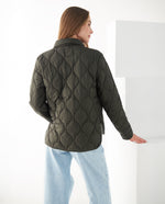Chaqueta abullonada para mujer - Verde 34_421F200_VER160430_4
