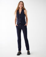 Chaleco con ajuste de broches para mujer - Azul 34_422F001_AZU194019_6