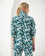 Chaqueta de flores para mujer - Verde 34_422F012_VER185322_4