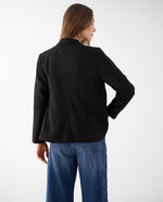 Chaqueta tipo blazer para mujer - Negro 34_422F201_NEG193909_4