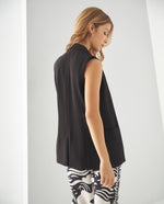Chaleco tipo blazer para mujer - Negro 34_422F209_NEG193909_4