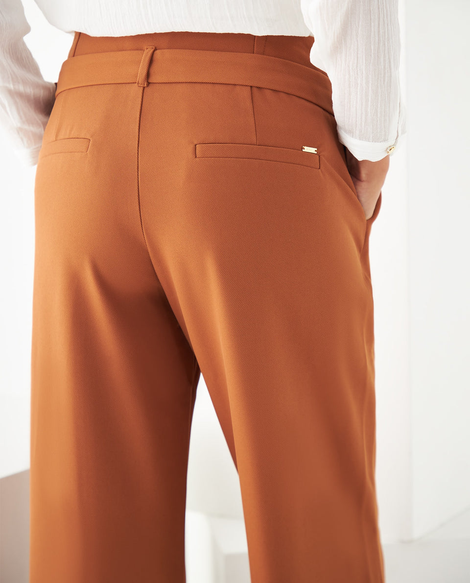 Pantalón bota recta para mujer - Café 34_431F004_CAF181140_7