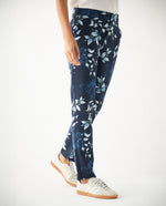 Pantalón con estampado floral para mujer - Azul 34_431F005_AZU194024_3