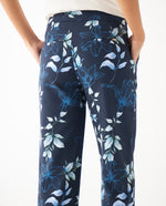 Pantalón con estampado floral para mujer - Azul 34_431F005_AZU194024_5
