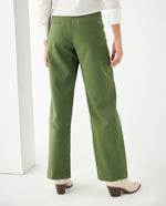 Pantalón clásico de color para mujer - Verde 34_431F009_VER180317_5