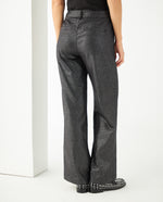 Pantalón con efecto brillo para mujer - Gris 34_431F016_GRI194005_6