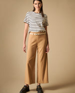 Pantalón palazzo tiro alto con cinturón para mujer - Café 34_431H000_CAF171320_7