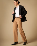 Pantalón de talle alto con corte recto para mujer - Café 34_431H005_CAF171324_0