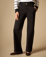 Pantalón de talle alto con corte recto para mujer - Negro 34_431H005_NEG190303_3