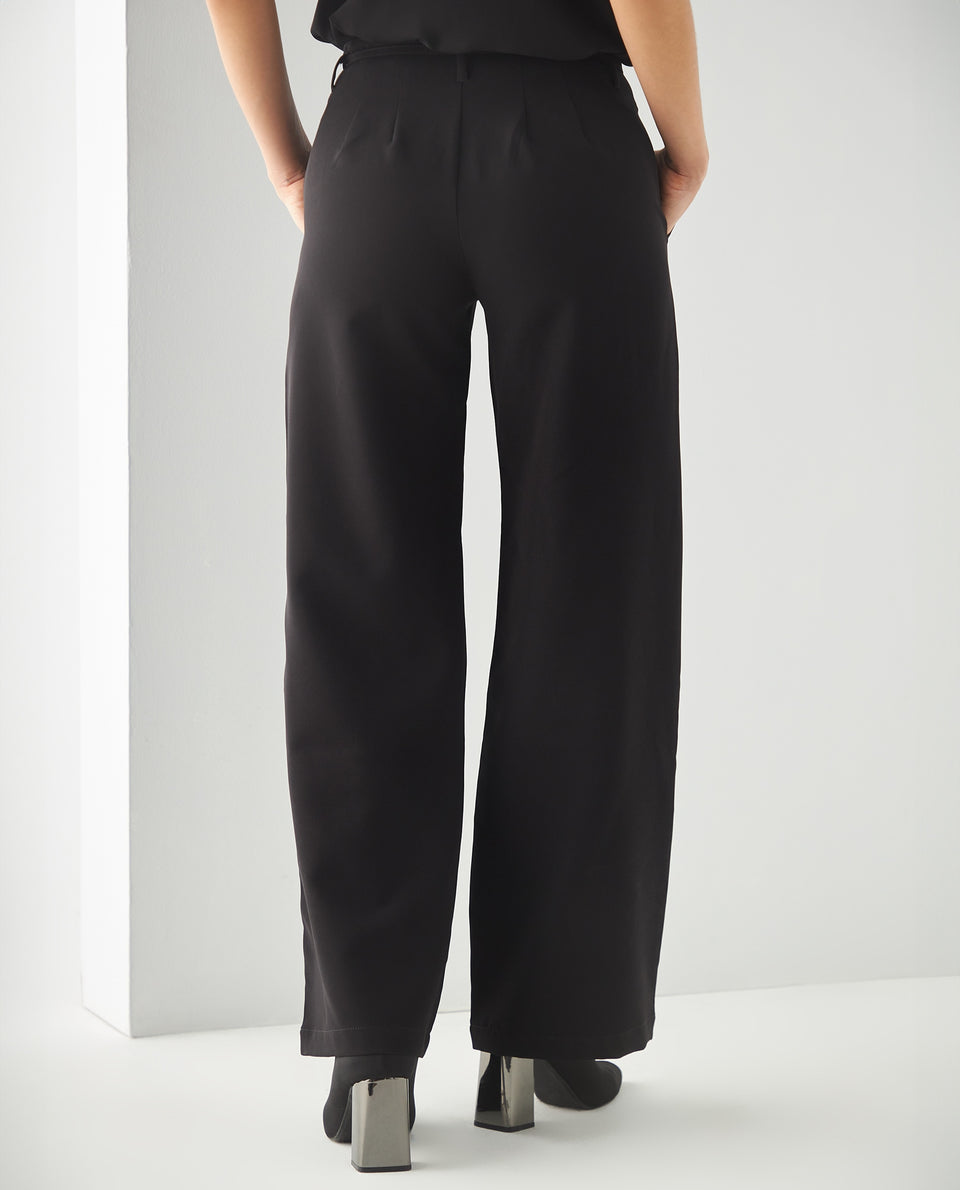 Pantalón bota amplia para mujer - Negro 34_432F008_NEG190303_4