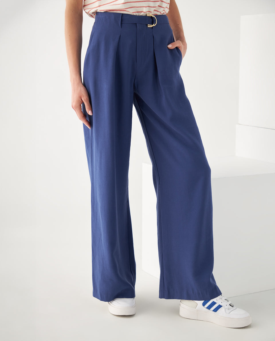 Pantalón elegante para mujer - Azul 34_432F017_AZU194029_3