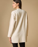 Cardigan abierto manga larga para mujer - Beige 34_461H205_BEI130607_5