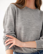 Buzo tejido de diseño cerrado para mujer - Gris 34_462F102_GRI140000_3