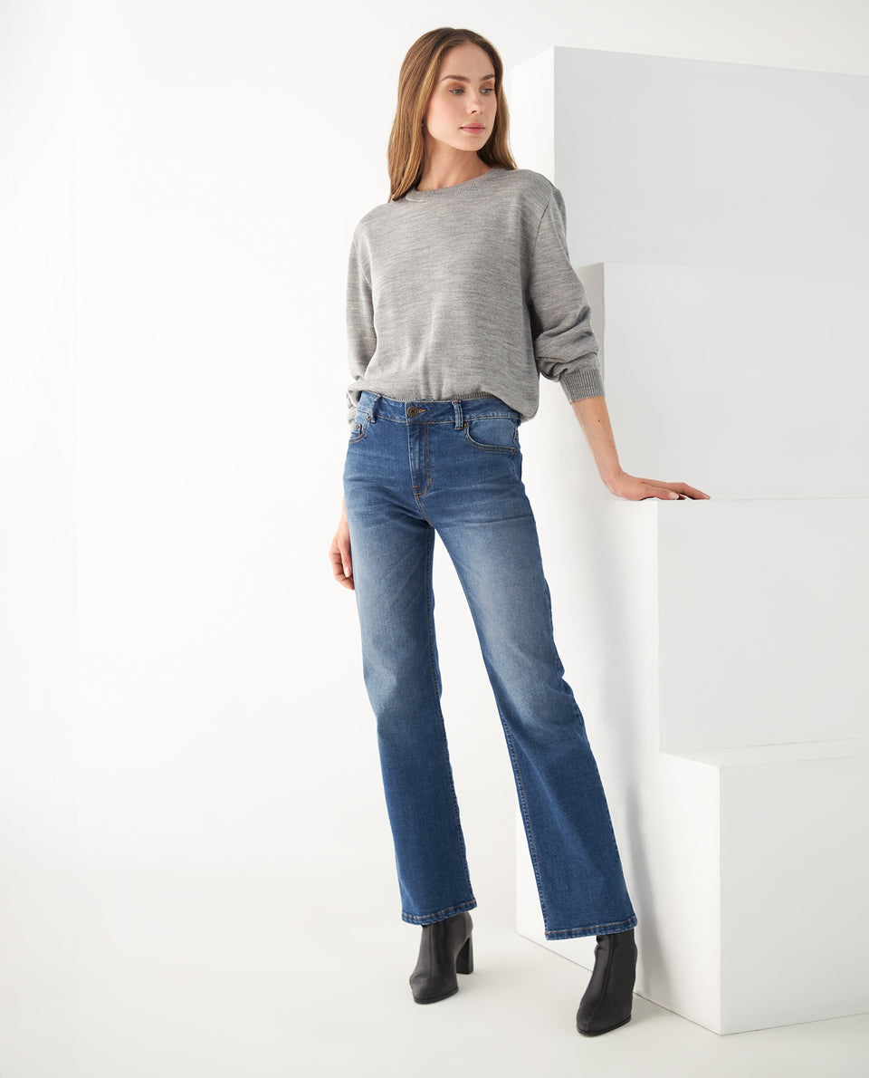 Buzo tejido de diseño cerrado para mujer - Gris 34_462F102_GRI140000_6