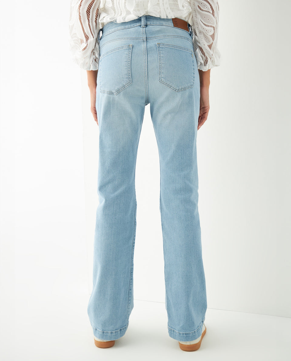 Jean Flare cinco bolsillos para mujer - Azul 34_471F004_AZU114604_5