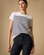 Camiseta tejida sin mangas con rayas horizontales - Crudo 34_601H205_CRU144500_6
