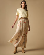 Camiseta manga corta con bordados florales para mujer - Amarillo 34_601H216_AMA120714_7
