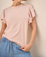 Camiseta Rosa con Volantes Románticos - Rosa 34_609G006_ROS131408_3
