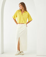 Camisa manga corta para mujer - Verde 34_611F036_VER140647_0