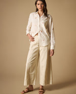 Camisa clásica con bordados florales para mujer - Blanco 34_611H048_BLA114202_5