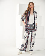 Camisa con mix de estampados para mujer - Blanco 34_612F035_BLA110601_5