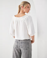 Camisa manga 3/4 para mujer - Blanco 34_612F038_BLA110601_4