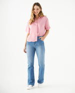 Camisa de manga corta para mujer - Rosa 34_615F002_ROS152210_0