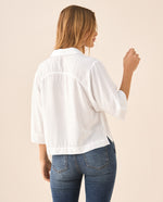 Camisa manga 3/4 para mujer - Blanco 34_615F041_BLA110601_4