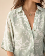 Camisa manga 3/4 para mujer - Verde 34_615F041_VER165304_3